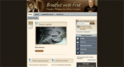 Desktop Screenshot of breakfastwithfred.com